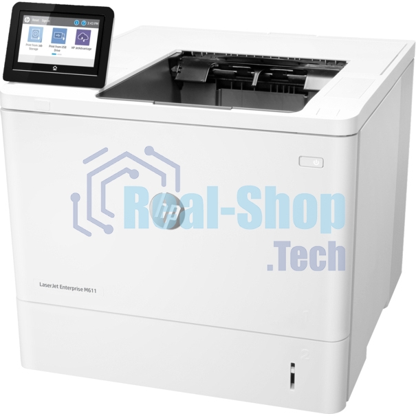 Принтер лазерный HP LaserJet Enterprise M611dn (7PS84A), A4, ч/б, печ. до 61 стр/мин., 1200 x 1200 dpi, USB, RJ-45