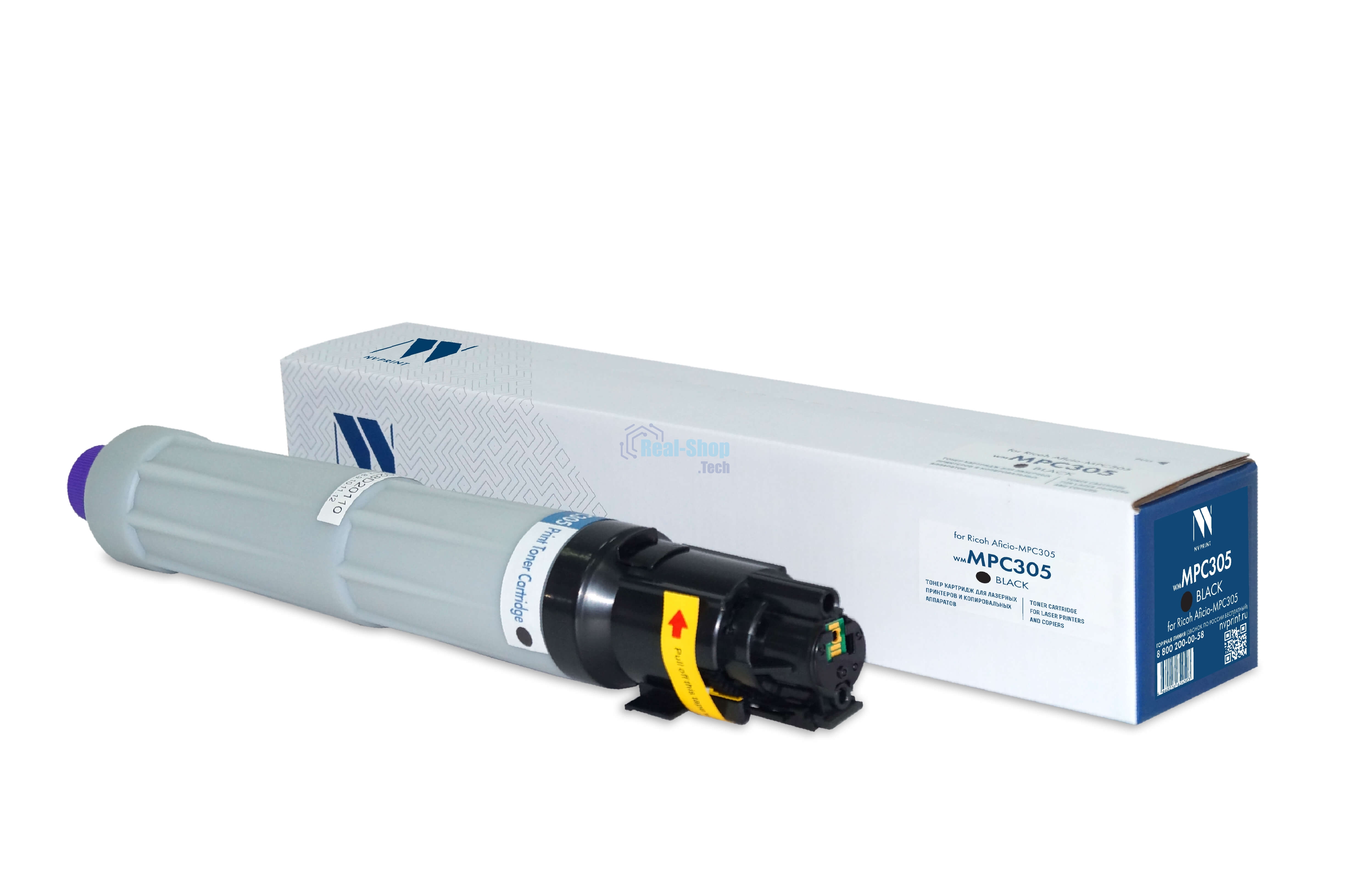 Картридж NVPrint совместимый NV-MPC305 черный для Ricoh Aficio-MPC305 (12000k)