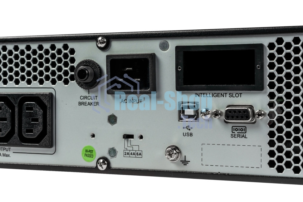Источник бесперебойного питания Systeme Electriс Smart-Save Online SRV, 2000VA/1800W, On-Line, Extended-run, Rack 4U (Tower convertible), LCD, Out: 6xC13, SNMP Intelligent Slot, USB, RS-232
