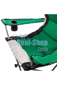 Кресло складное с подлокотниками и подстаканником 60x60x110/92 см, Camping Palisad