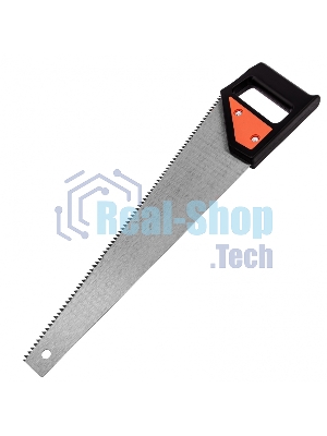 Ножовка по дереву Sparta 400 мм, 5-6 TPI, каленый зуб, пластиковая рукоятка