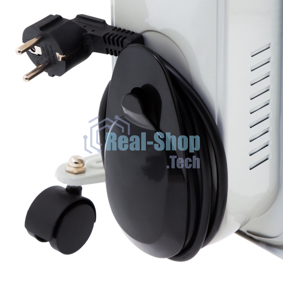 Обогреватель масляный MTX OCH-1500, белый, 1500 Вт, 15 м2, термостат