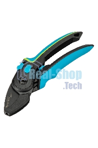 Секатор с наковальней Palisad LUXE 220 мм, регулировка захвата, трехкомпонентные рукоятки