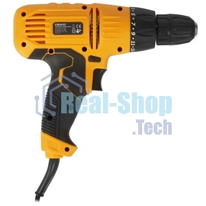 Дрель-шуруповерт Deko DKSD500W, 500 Вт, 28 Нм, щеточный
