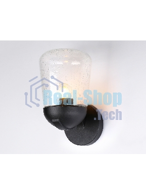 Светильник Ambrella light ST2081 BK/CL черный/прозрачный IP54 E27 max 40W 260*150*185