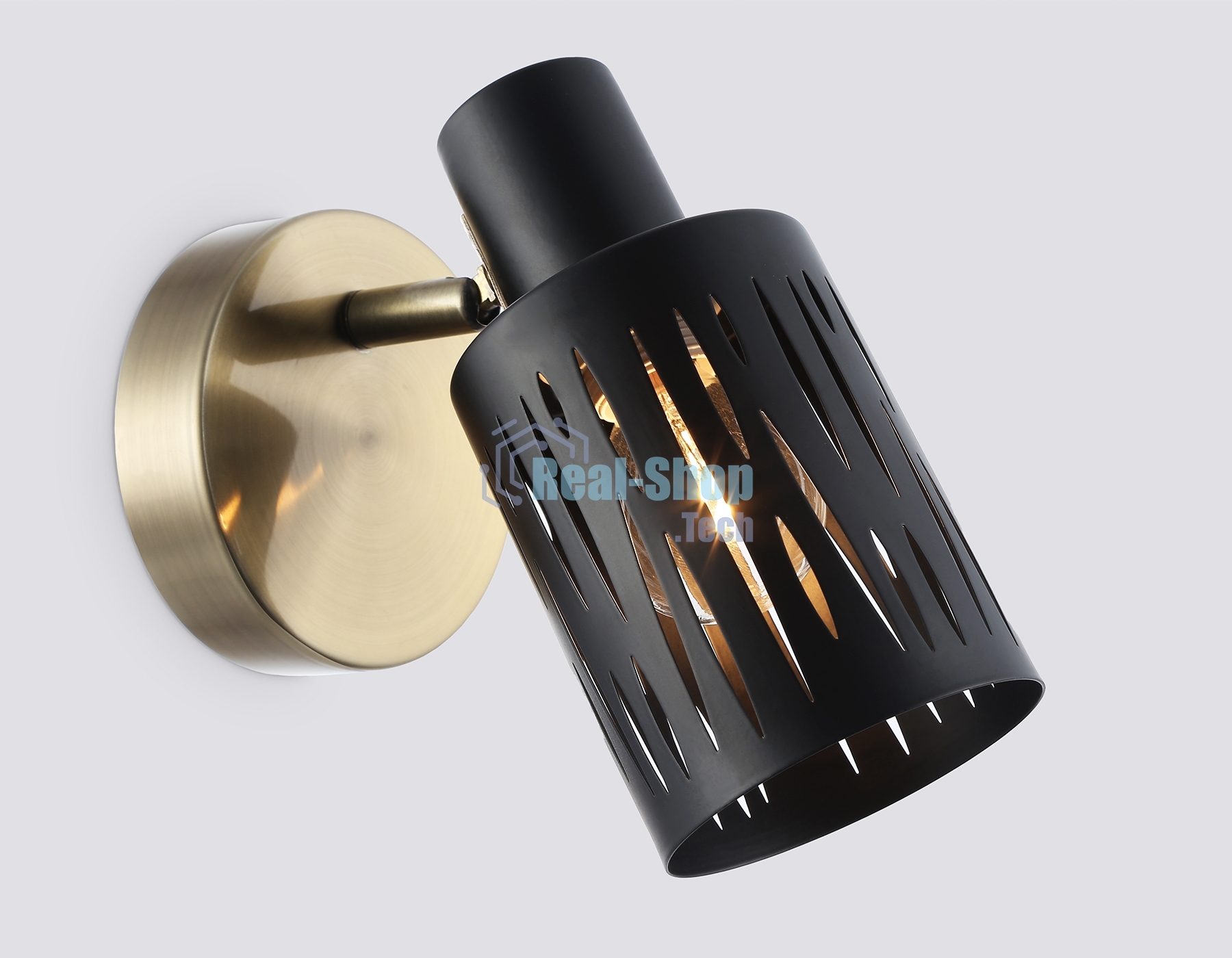 Светильник Ambrella light TR8667 BK/SB чёрный/бронза E14 max 60W 180*100*150
