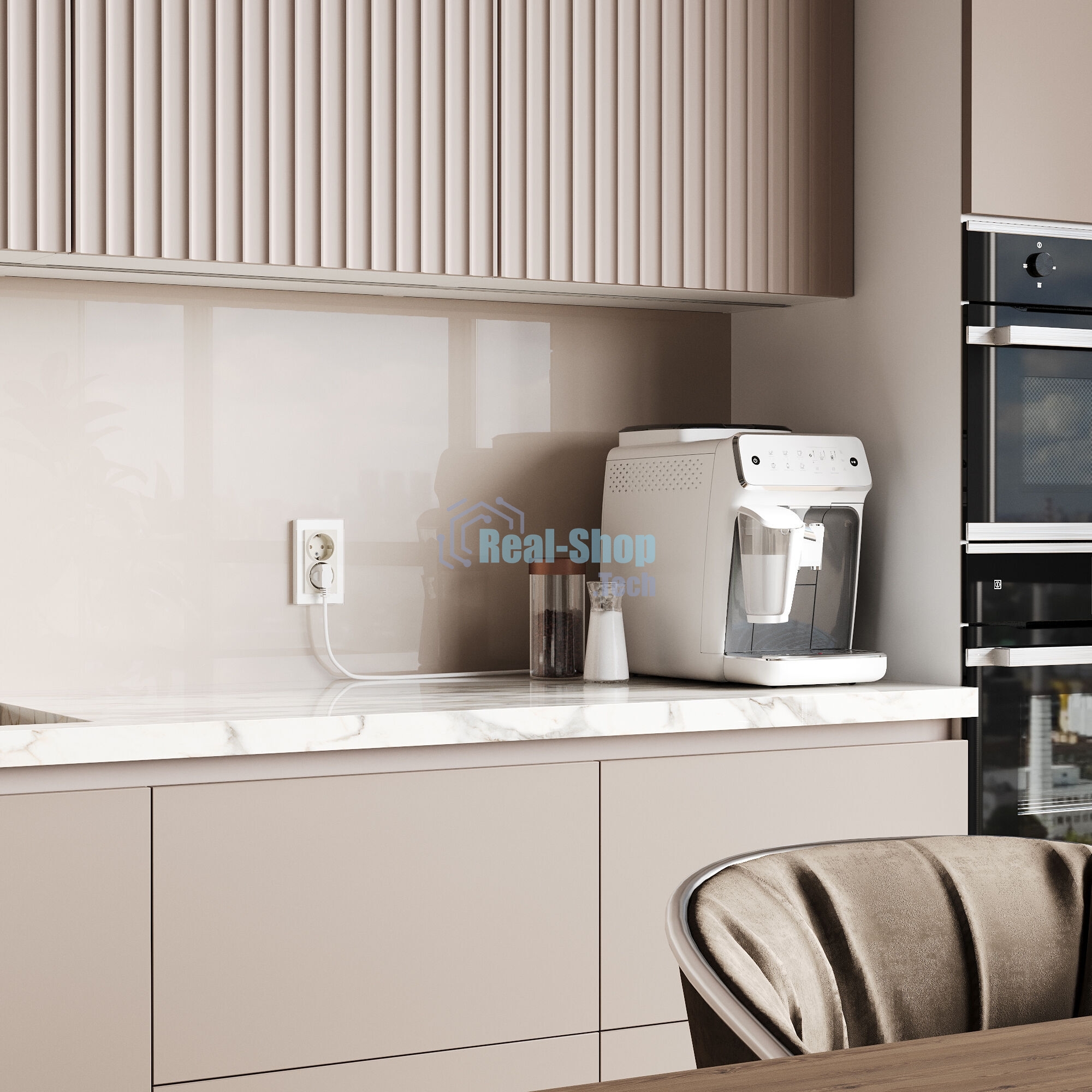Розетка двойная с заземлением Werkel W1172062 (айвори матовый)