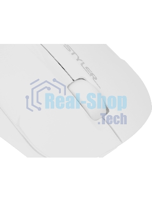 Мышь беспроводная A4Tech Fstyler FG15CS Air2 белый, 1200 dpi, USB Type-A, радиоканал, кнопки - 3