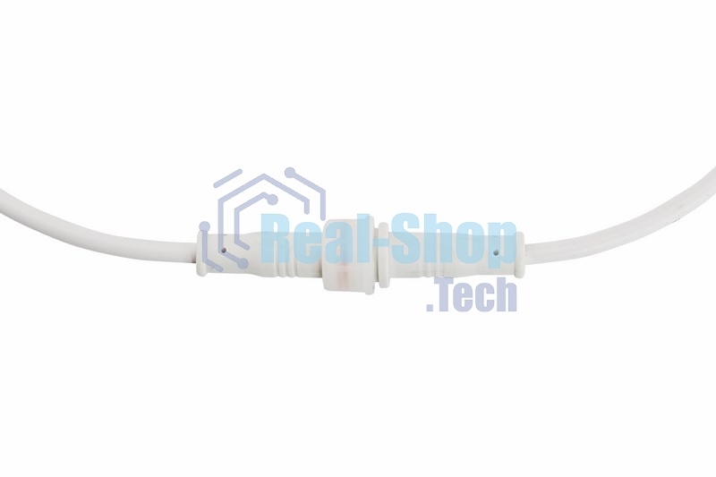 Соединительный кабель Rexant (2pin) герметичный (IP67) 2х0.35 мм² белый