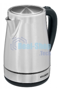 Чайник электрический Hyundai HYK-S3020 1.7л. 2200Вт серебристый матовый/черный (корпус: металл)