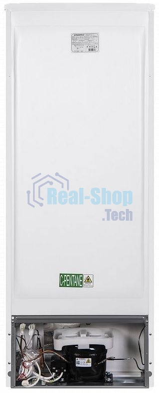 Холодильник Maunfeld MFF143W белый двухкамерный 170/41л морозилка снизу