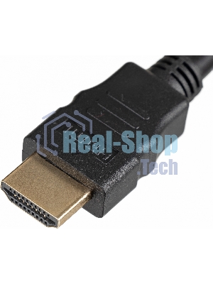 Кабель соединительный аудио-видео HDMI (m)/HDMI (m) 3м. феррит.кольца позолоченные контакты черный (NO NAME)