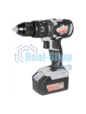 Дрель-шуруповерт ИНТЕРСКОЛ ДАУ-13/18В, 18 В, 4 Ач, 60 Нм, бесщеточный, ударный