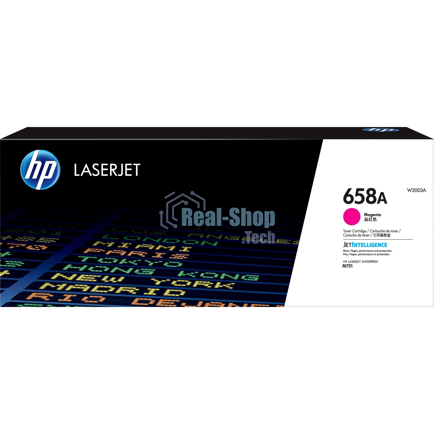 Картридж лазерный HP 658A W2003A пурпурный для HP CLJ Enterprise M751 (6000 стр.)