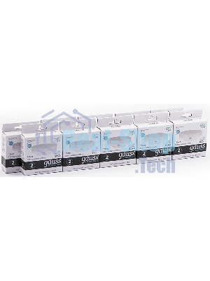 Лампа светодиодная Gauss Elementary GX53 6Вт цок.: GX53 таблетка 220B 4100K св. свеч. бел. ней. (упак.: 10 шт)