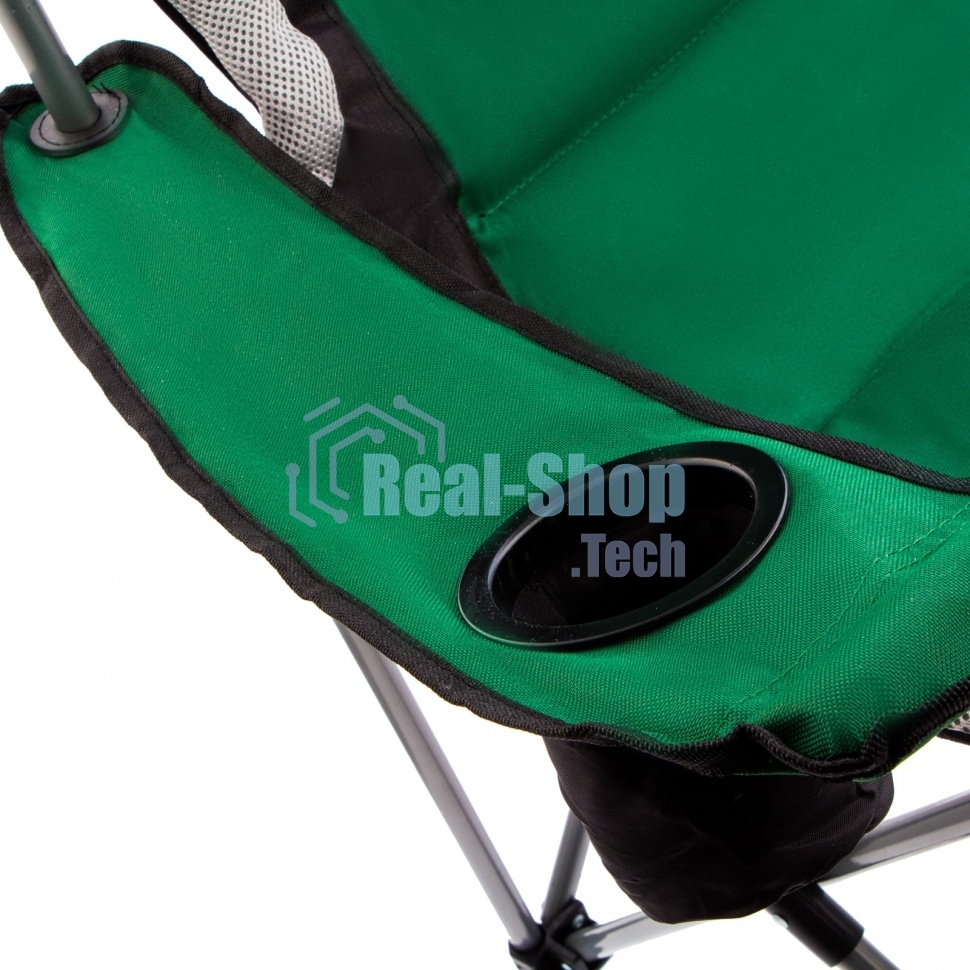 Кресло складное с подлокотниками и подстаканником 60x60x110/92 см, Camping Palisad