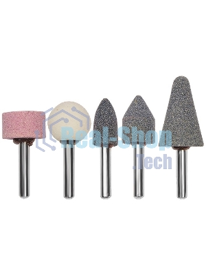 Точильные камни Matrix для дрели, 5 шт.