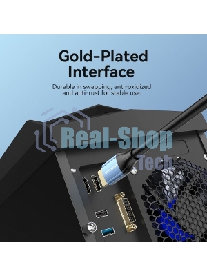 Кабель Vention HDMI High speed v2.0 with Ethernet 19M/19M - 8м
