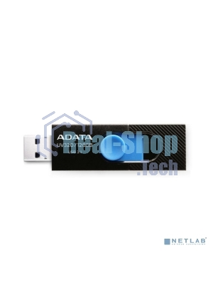Флешка USB ADATA UV320 (AUV320-128G-RBKBL), 128Gb, USB 3.2, R/W 100/30, черный/голубой