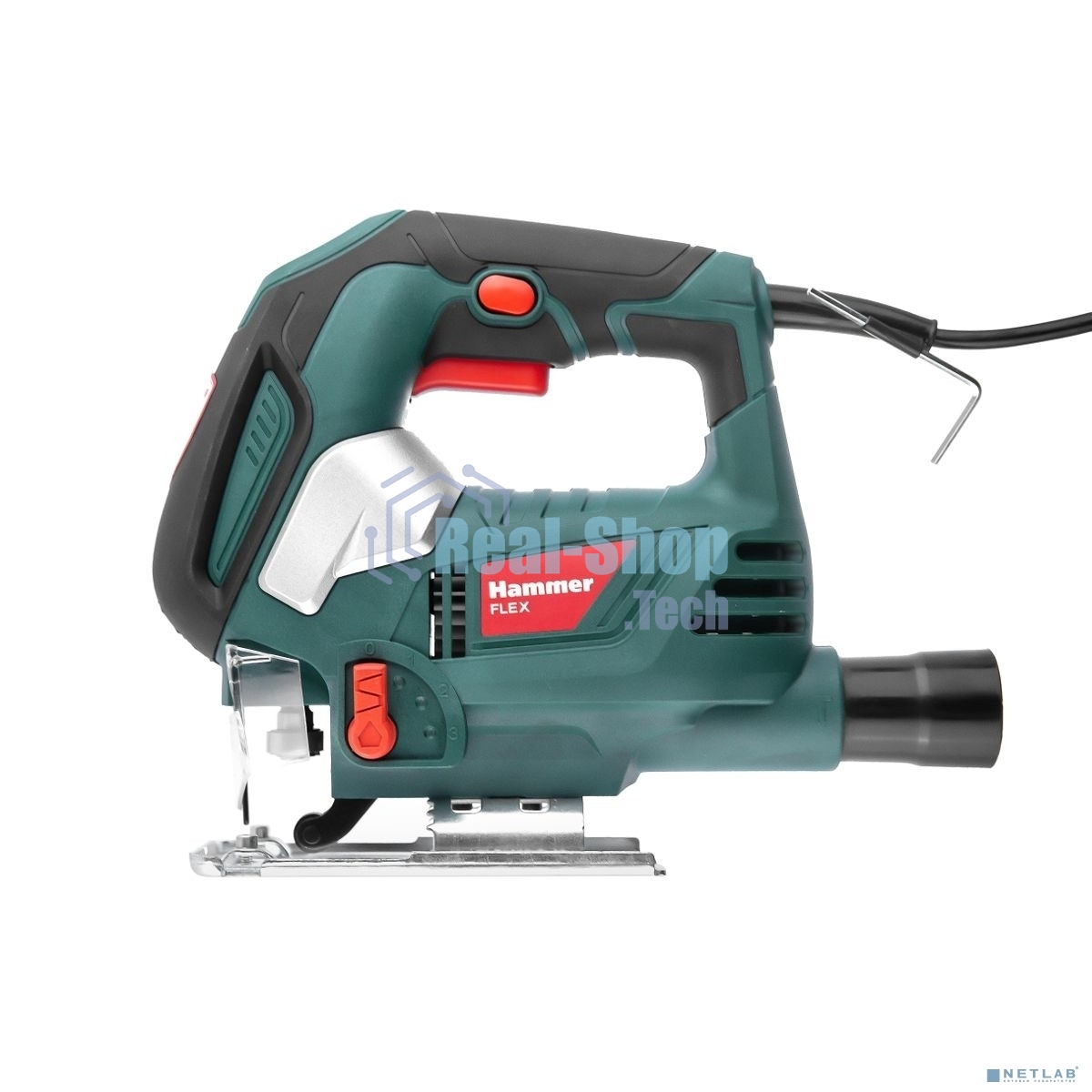 Лобзик Hammer Flex LZK790L 790Вт 0-3000ход/мин 90мм-дер 8мм-мет маятник