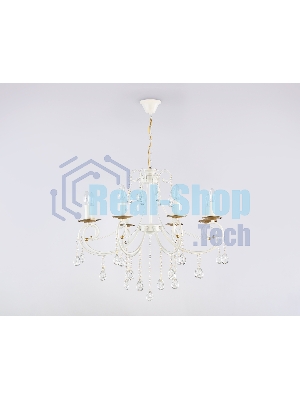 Светильник Ambrella light TR4917/8 WH/GD белый/золото E14/8 max 40W D740*930