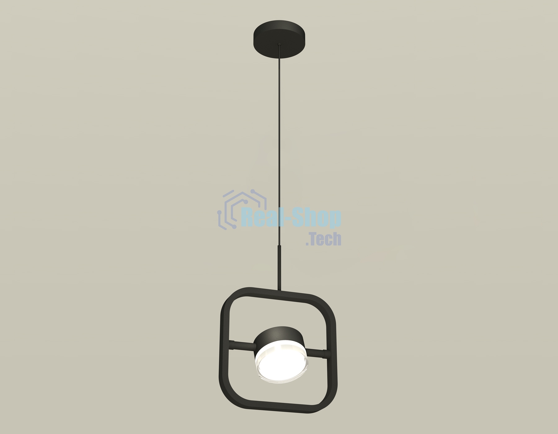 Светильник Ambrella light XB9119156 SBK/FR/CL черный песок/белый матовый/прозрачный GX53 (C9119, N8399)