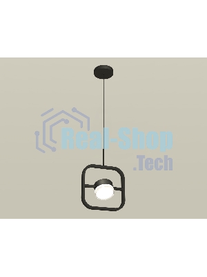 Светильник Ambrella light XB9119156 SBK/FR/CL черный песок/белый матовый/прозрачный GX53 (C9119, N8399)