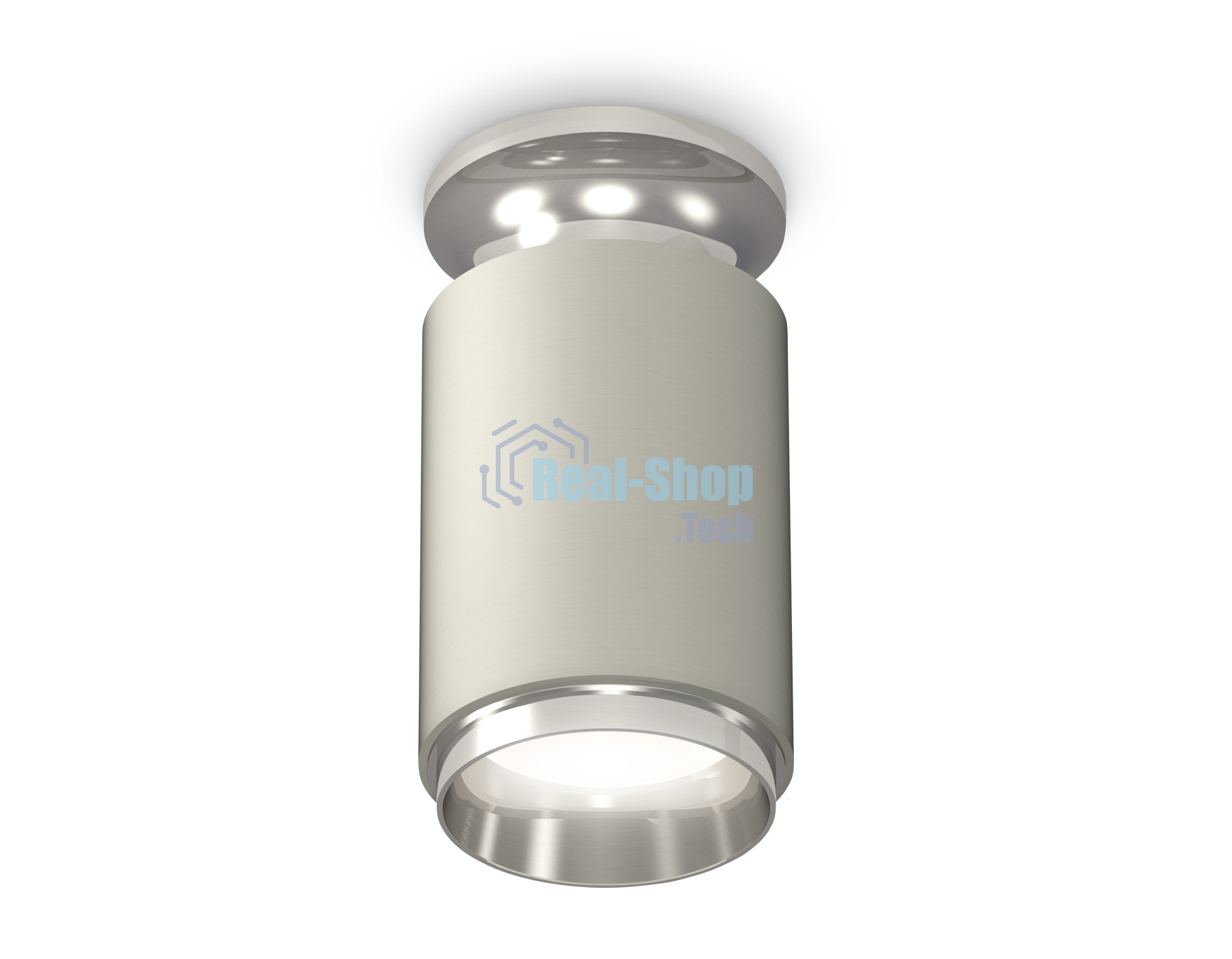 Светильник Ambrella Light XS6314100 SGR/PSL серый песок/серебро полированное MR16 GU5.3 (N6903, C6314, N6122)