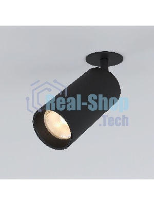 Diffe светильник встраиваемый черный 15W 4200K (25066/LED)
