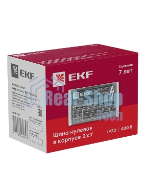 Шина нулевая в корпусе EKF sn0-2x7 (2х7) EKF PROxima