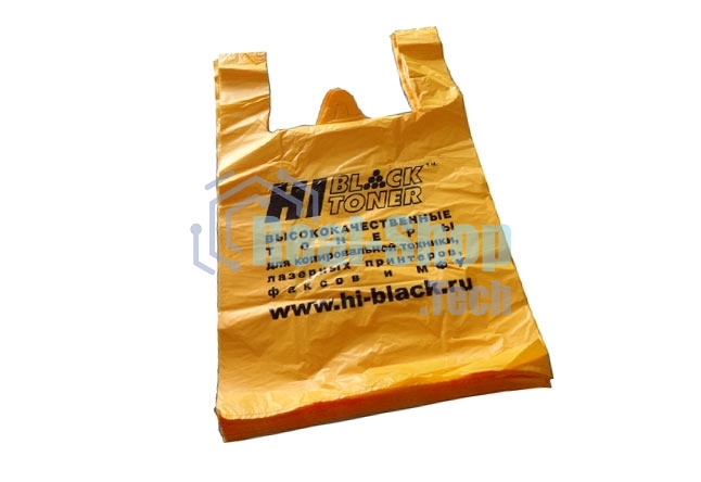 Пакет майка Hi-Black 38x60 см (100 штук) ВНИМАНИЕ в одной упаковке 100 шт.