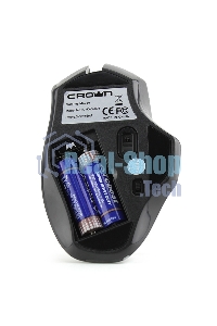 Мышь беспроводная Crown Gaming CMXG-801 черный, 1600 dpi, радиоканал, USB, кнопки - 7