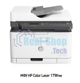 МФУ лазерное HP Color LaserJet 179fnw (4ZB97A), А4, цветной, печ. до 18 стр/мин. (ч/б) до 4 стр/мин. (цвет), скан. до 15 стр/мин. (ч/б) 6 стр/мин. (цвет), 600x600dpi, USB, RJ-45, Wi-Fi, Air Print, Mopria