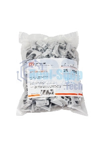 Крепеж-клипса для труб Rexant, Ø25 мм, серый, 100 шт./уп.