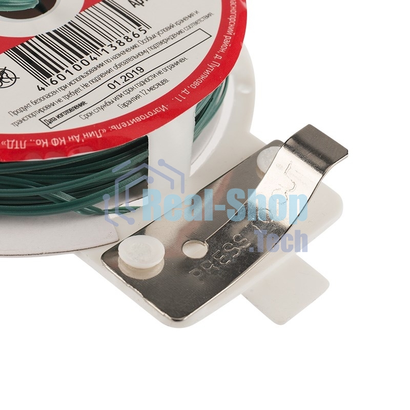 Проволока упаковочная Rexant, зеленая, 20 м/катушка