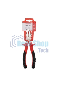 Плоскогубцы комбинированные Rexant 180 мм никелированные, двухкомпонентные рукоятки