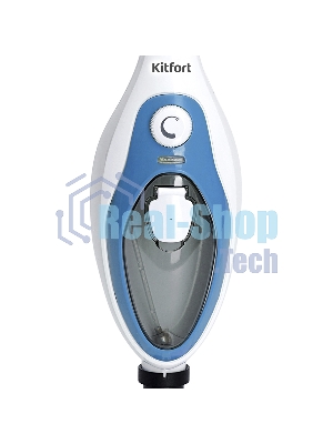Швабра паровая Kitfort KT-1004-1 1500Вт голубой/белый