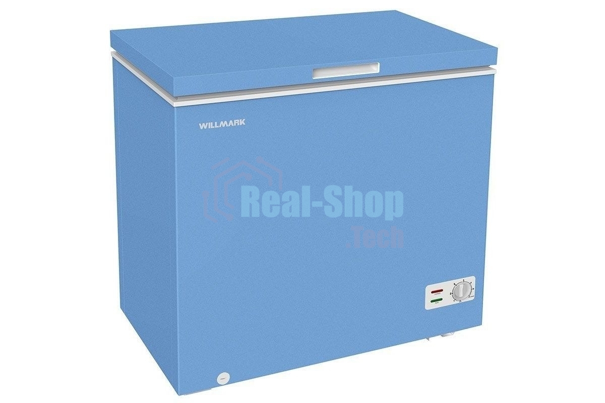 Морозильный ларь Willmark CF-250CS голубой, 211л