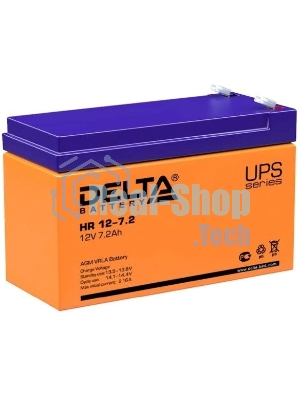 Батарея для ИБП Delta HR 12-7.2 (12V, 7.2Ah)