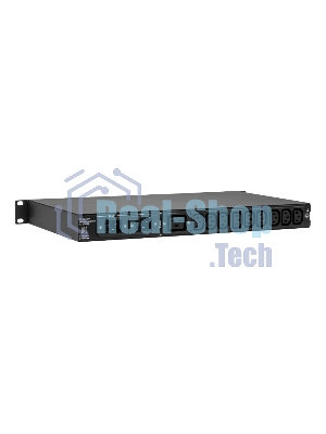Автоматический ввод резерва ELEMY RACK ATS, 1U, 220В, 16А, OLED, Ethernet, in (2) C20, out (1) C19 (9) C13