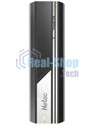 Внешний SSD Netac ZX10, 500 Gb, USB 3.2 Gen 2 Type-C, R/W 1050/1050, черный