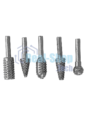 Набор шарошек Matrix по дереву 5шт.