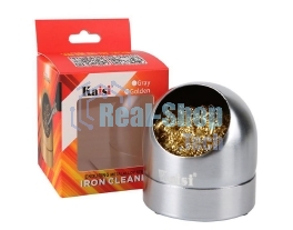 Губка металлическая для чистки наконечников паяльника Kaisi Grey