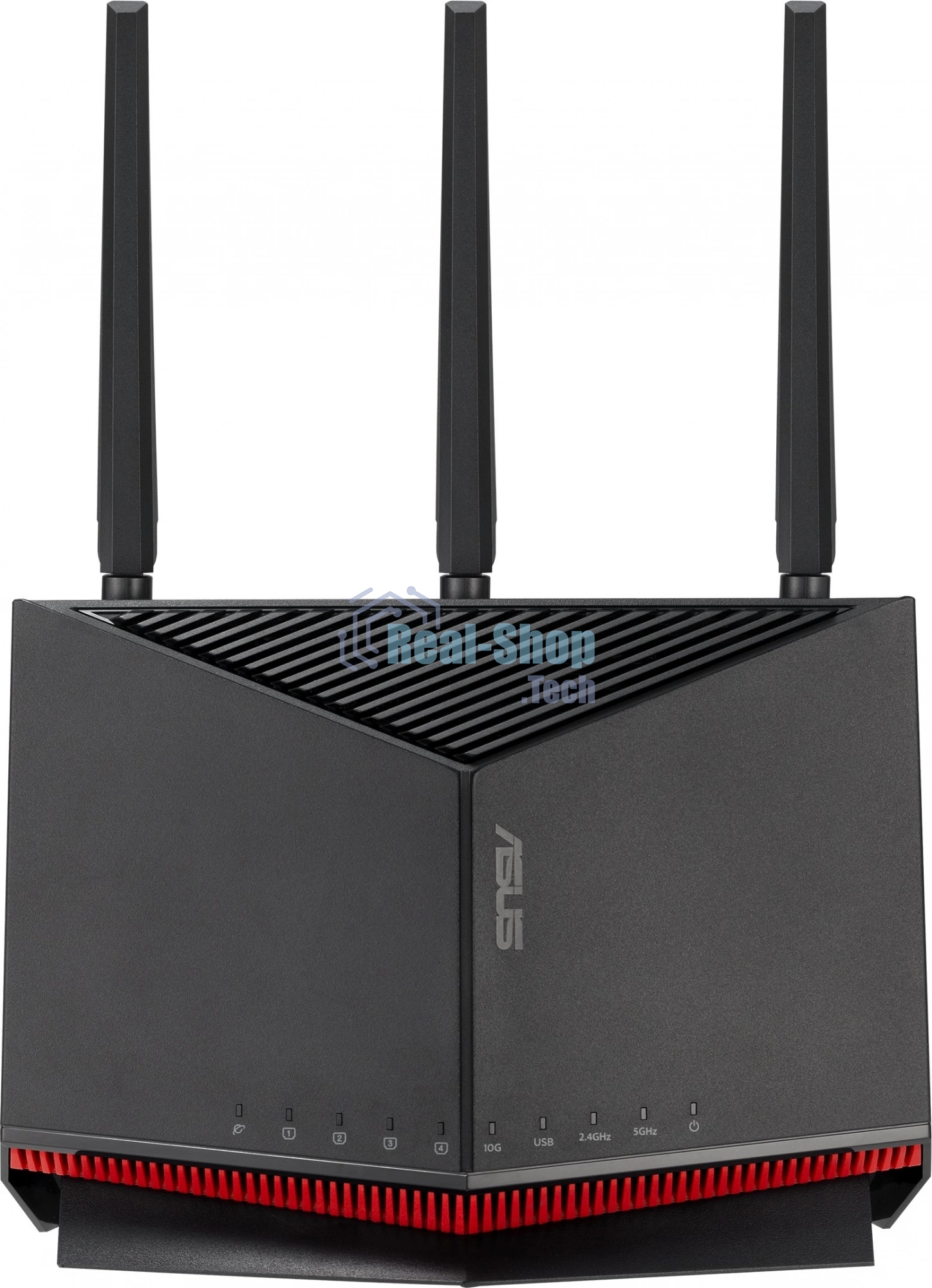 Маршрутизатор ASUS RT-BE86U, черный/красный, 90IG08W0-MO9A0V