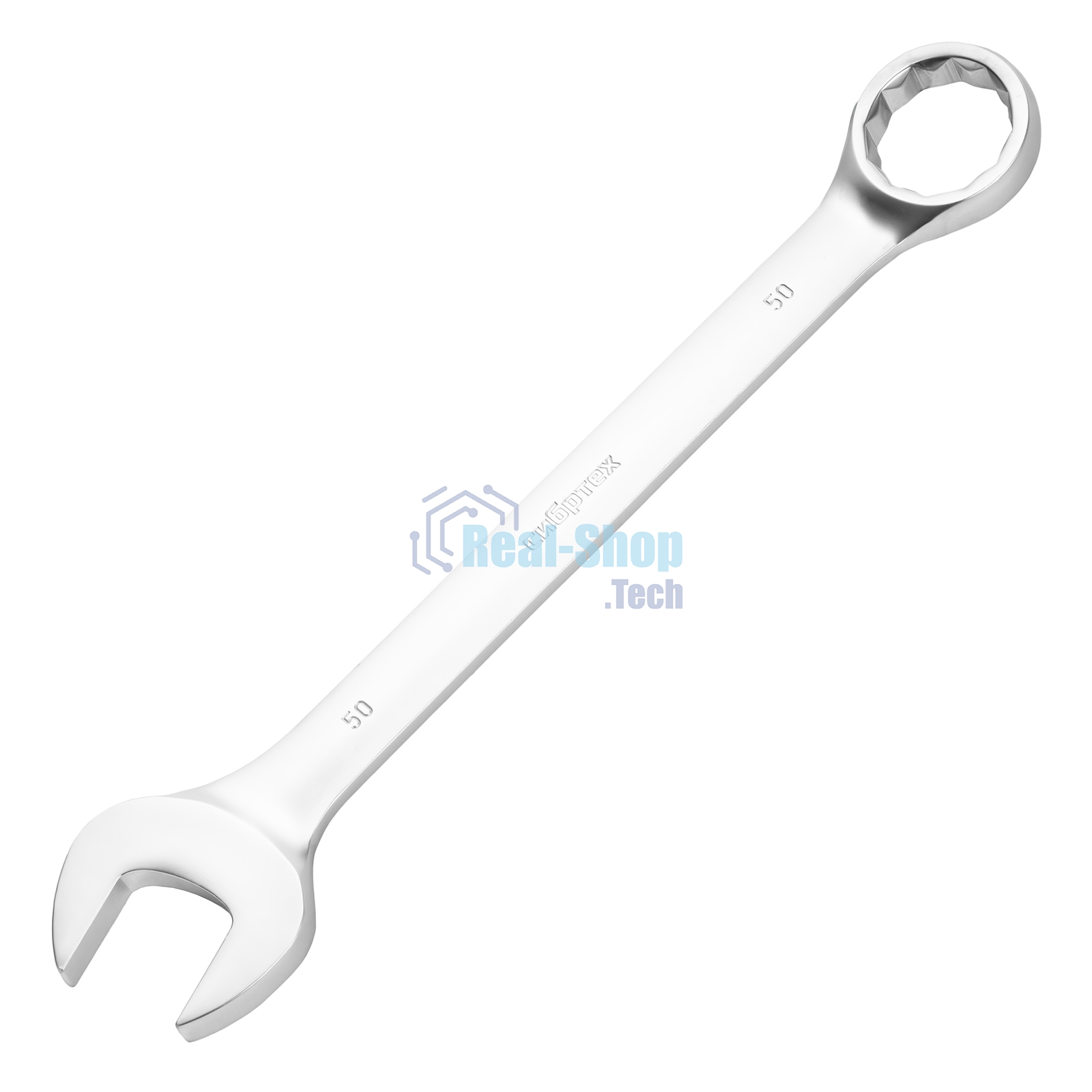 Ключ комбинированный Сибртех 50 мм, никелированный