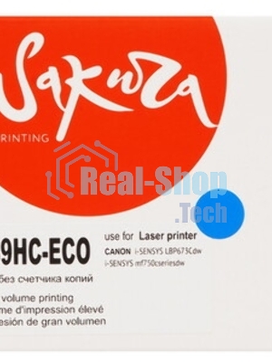 Картридж лазерный Sakura 069HC (5097C002) для Сanon I-Sensys LBP673Cdw/MF750C, голубой, 5500к. (чип без счетчика копий)