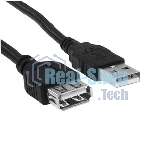 Кабель PERFEO USB2.0 A вилка - А розетка, 5 м (U4505)