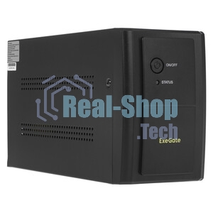 Источник бесперебойного питания ExeGate EX292798RUS SpecialPro UNB-1500.LED.AVR.2SH.3C13.USB 1500VA/950W, LED, AVR, 2*Schuko+3*C13,USB,съемн.кабель, металлический корпус, черный