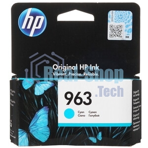 Картридж струйный HP 963 3JA23AE голубой (700 стр) для HP OfficeJet Pro 901x/902x