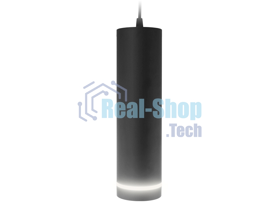 Светильник Ambrella light TN290 SBK черный песок LED 4200K 9W D80*290